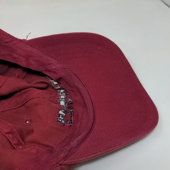 Little Rock AFB Arkansas Slideback Hat Red OSFA Embroidered Adjustable - Picture 8 of 8